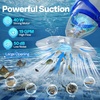 image:imageVIVOHOME Handheld Pool Vacuum 1110GPH Suction Cordless Pool Cleaner 40W Powerful Motor LongRun 60min Battery Adjustable 912FT Pole for Above Ground amp InGround Pools Spas  BlueBlue