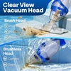 image:imageVIVOHOME Handheld Pool Vacuum 1110GPH Suction Cordless Pool Cleaner 40W Powerful Motor LongRun 60min Battery Adjustable 912FT Pole for Above Ground amp InGround Pools Spas  BlueBlue