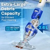 image:imageVIVOHOME Handheld Pool Vacuum 1110GPH Suction Cordless Pool Cleaner 40W Powerful Motor LongRun 60min Battery Adjustable 912FT Pole for Above Ground amp InGround Pools Spas  BlueBlue