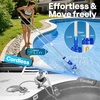 image:imageVIVOHOME Handheld Pool Vacuum 1110GPH Suction Cordless Pool Cleaner 40W Powerful Motor LongRun 60min Battery Adjustable 912FT Pole for Above Ground amp InGround Pools Spas  BlueBlue