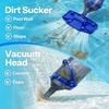 image:imageVIVOHOME Handheld Pool Vacuum 1110GPH Suction Cordless Pool Cleaner 40W Powerful Motor LongRun 60min Battery Adjustable 912FT Pole for Above Ground amp InGround Pools Spas  BlueBlue