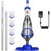 image:imageVIVOHOME Handheld Pool Vacuum 1110GPH Suction Cordless Pool Cleaner 40W Powerful Motor LongRun 60min Battery Adjustable 912FT Pole for Above Ground amp InGround Pools Spas  BlueBlue