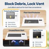 image:imageVIVOHOME Quiet Register Booster Fan with Opening 6 x 12  Smart Thermostat 10Speed Control Removable Dustproof Mesh amp Register Blocker White6 x 10 Opening