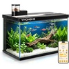 image:image5 Gallon Smart Fish Tank with APP Control Aquarium Starter Kit with Auto Feeder Temperature Display RGB LED Light Self Cleaning Betta Fish Tank for Desktop