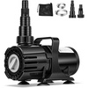 image:imageVIVOHOME 150W Adjustable Flow Submersible Water Pump 9002400GPH Stepless Flow Control 18ft Max Lift 180 Seamless Adjustable Nozzle and Barrier Pump Bag for Pond Aquarium Fountain Waterfall8002100GPH