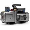 image:imageVIVOHOME 34 HP 72 CFM 2 Stage A2L HVAC Vacuum Pump Sparkless Motor for R32 R1234yf R454B R134a R22 R410a Systems Auto AC Vacuum Pump for Air Conditioner Resin Degassing with Oil Bottle96 CFM