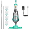 image:imageVIVOHOME Handheld Pool Vacuum 1110 GPH Suction Cordless Pool Cleaner 40W Powerful Motor LongRun 60min Battery Adjustable 912FT Pole for Above Ground amp InGround Pools Spas  Green