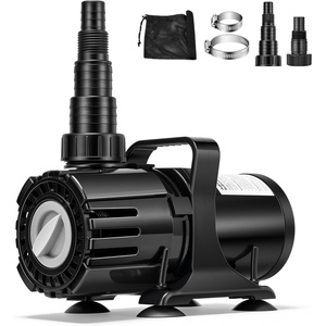 image:imageVIVOHOME 150W Adjustable Flow Submersible Water Pump 9002400GPH Stepless Flow Control 18ft Max Lift 180 Seamless Adjustable Nozzle and Barrier Pump Bag for Pond Aquarium Fountain Waterfall8002100GPH