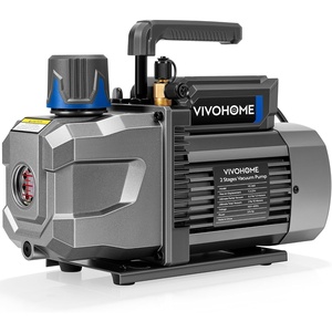 image:imageVIVOHOME 34 HP 72 CFM 2 Stage A2L HVAC Vacuum Pump Sparkless Motor for R32 R1234yf R454B R134a R22 R410a Systems Auto AC Vacuum Pump for Air Conditioner Resin Degassing with Oil Bottle72 CFM