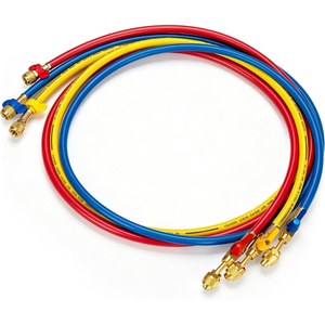 image:imageVIVOHOME 6 ft A2L HVAC Refrigerant Charging amp Recovery Hoses with Compact Ball Valve 14 Low Loss Refrigeration Hoses for R1234yf R32 R454B R134a R410A and R22 800 PSI Working 4000 PSI Burst