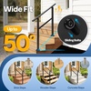 image:imageVIVOHOME Adjustable Outdoor Handrails  Durable Galvanized Steel Hand Rail Black Oval Design for Porch Deck amp Stairs 2Pack for 4 Steps3 Steps