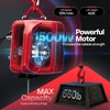 image:imageVIVOHOME 3in1 Electric Hoist Winch 1540lbs 110V Portable Power Winch Crane with Wire and Wireless Remote Control 40ft Lifting Height for Towing Overload Protection for Garage Factory WarehouseRed