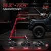 image:imageVIVOHOME Topside Automotive Engine Creeper 400LBS with Tool Tray  Adjustable Height from 512 to 724 The tray rotates a full circle The onetouch wheel locks