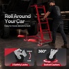 image:imageVIVOHOME Topside Automotive Engine Creeper 400LBS with Tool Tray  Adjustable Height from 512 to 724 The tray rotates a full circle The onetouch wheel locks