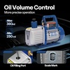 image:imageVIVOHOME Upgraded 4CFM 13 HP 1Stage HVAC Vacuum Pump and 4 Way AC Manifold Gauge Set with Leak Detector 5ft Hoses for R134a R12 R22 R502 R410a Mini Split amp Car Air Conditioner Maintenanceblue