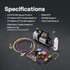 image:imageVIVOHOME Upgraded 4CFM 13 HP 1Stage HVAC Vacuum Pump and 4 Way AC Manifold Gauge Set with Leak Detector 5ft Hoses for R134a R12 R22 R502 R410a Mini Split amp Car Air Conditioner Maintenanceblack