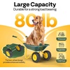 image:imageVIVOHOME Kids Wheelbarrow Children Garden cart with Toddler Gardening Tool Set Child Wheel Barrel Outdoor Indoor Toys Gift RedGreen
