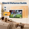 image:imageVIVOHOME 72 Inch 169 Motorized Projector Screen White  Electric Projection Screen with Remote Control Automatic Pull Down Movie Screen for Ceiling and Wall Mount ALR RetractableWhite