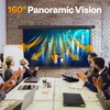 image:imageVIVOHOME 72 Inch 169 Motorized Projector Screen White  Electric Projection Screen with Remote Control Automatic Pull Down Movie Screen for Ceiling and Wall Mount ALR RetractableBlack