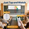image:imageVIVOHOME 72 Inch 169 Motorized Projector Screen White  Electric Projection Screen with Remote Control Automatic Pull Down Movie Screen for Ceiling and Wall Mount ALR RetractableWhite