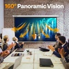 image:imageVIVOHOME 72 Inch 169 Motorized Projector Screen White  Electric Projection Screen with Remote Control Automatic Pull Down Movie Screen for Ceiling and Wall Mount ALR RetractableWhite