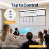image:imageVIVOHOME 72 Inch 169 Motorized Projector Screen White  Electric Projection Screen with Remote Control Automatic Pull Down Movie Screen for Ceiling and Wall Mount ALR RetractableWhite