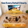 image:imageVIVOHOME 72 Inch 169 Motorized Projector Screen White  Electric Projection Screen with Remote Control Automatic Pull Down Movie Screen for Ceiling and Wall Mount ALR RetractableWhite