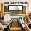 image:imageVIVOHOME 72 Inch 169 Motorized Projector Screen White  Electric Projection Screen with Remote Control Automatic Pull Down Movie Screen for Ceiling and Wall Mount ALR RetractableWhite