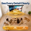 image:imageVIVOHOME 72 Inch 169 Motorized Projector Screen White  Electric Projection Screen with Remote Control Automatic Pull Down Movie Screen for Ceiling and Wall Mount ALR RetractableBlack