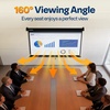 image:imageVIVOHOME 72 Inch 169 Pull Down Projector Screen White  Manual Retractable 4K Projection Screen for Home Theater Roll Up ALR Movie Screen for Ceiling and Wall MountBlack