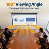 image:imageVIVOHOME 72 Inch 169 Pull Down Projector Screen White  Manual Retractable 4K Projection Screen for Home Theater Roll Up ALR Movie Screen for Ceiling and Wall MountWhite