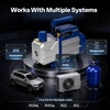 image:imageVIVOHOME 13 HP 45CFM 1 Stage HVAC Vacuum Pump and 4 Way AC Manifold Gauge  110V AC Vacuum Pump Kit with Leak Detector 5ft Hoses for R134a R12 R22 R502 R410a Air Conditioning Refrigeration Rechargingblue