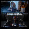 image:imageVIVOHOME 13 HP 45CFM 1 Stage HVAC Vacuum Pump and 4 Way AC Manifold Gauge  110V AC Vacuum Pump Kit with Leak Detector 5ft Hoses for R134a R12 R22 R502 R410a Air Conditioning Refrigeration Rechargingblue