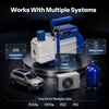 image:imageVIVOHOME 13 HP 45CFM 1 Stage HVAC Vacuum Pump and 4 Way AC Manifold Gauge  110V AC Vacuum Pump Kit with Leak Detector 5ft Hoses for R134a R12 R22 R502 R410a Air Conditioning Refrigeration Rechargingblue