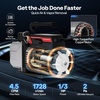 image:imageVIVOHOME 13 HP 45CFM 1 Stage HVAC Vacuum Pump and 4 Way AC Manifold Gauge  110V AC Vacuum Pump Kit with Leak Detector 5ft Hoses for R134a R12 R22 R502 R410a Air Conditioning Refrigeration Rechargingblack