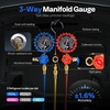 image:imageVIVOHOME A2L 13 HP 4CFM Single Stage AC Vacuum Pump and Manifold Gauge Set  HVAC Vacuum Pump Kit with 5ft Hoses Sparkless Motor for R454B R32 R1234yf R134a R22 R410a Car Mini Split Systems4 CFM