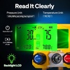 image:imageVIVOHOME Digital HVAC Manifold Gauge Set with 3 Hoses and R410a Adapters  Refrigeration AC Gauges for R410a R32 R454B R22 Refrigerant Recharge Kitwith R410a Adapters
