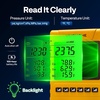 image:imageVIVOHOME Digital HVAC Manifold Gauges with 2 Wired Temperature Clamp Probes  Refrigeration AC Gauge Set Pressure and Temp Test for R134a R410a R32 R1234yf R454B Refrigerant Recharge Kitwith Clamps