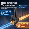 image:imageVIVOHOME Digital HVAC Manifold Gauges with 2 Wired Temperature Clamp Probes  Refrigeration AC Gauge Set Pressure and Temp Test for R134a R410a R32 R1234yf R454B Refrigerant Recharge Kitwith Clamps