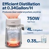 image:imageVIVOHOME Water Distiller Countertop 16 Gallon4L 900W Distilled Water Machine with VIVOHOME Electric Ice Shaver Snow Cone Maker Machine