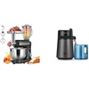 image:imageVIVOHOME Black 3 in 1 Stand Mixer with 6 Quart Bowl 650W 6 Speed Tilt Head Meat Grinder and Juice Blender and Black Water Distiller 16 Gallon 6L 900W with Smart Switch