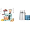 image:imageVIVOHOME Blue 9 in 1 Stand Mixer with Fermentation and 75QT Bowl and White Water Distiller 16 Gallon 6L 900W with Smart Switch