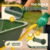 image:imageVIVOHOME Kids Wheelbarrow 11PCS Set Children Garden Cart Green  With Metal Gardening Tools Apron amp Gloves for Fun Educational Backyard PlayGreen