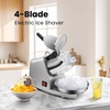 image:imageVIVOHOME Electric 4 Blades Ice Crusher Shaver 210lbshr and Automatic Chewable Nugget Ice Cube Maker Machine with Hand Scoop