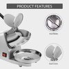 image:imageVIVOHOME Electric Dual Blades Ice Crusher Shaver with 11 Inch Height Snow Cone Maker Machine