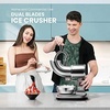 image:imageVIVOHOME Electric Dual Blades Ice Crusher and Compact Countertop Automatic Chewable Nugget Ice Cube Maker Machine