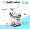 image:imageVIVOHOME Electric Dual Blades Ice Crusher and Compact Countertop Automatic Chewable Nugget Ice Cube Maker Machine