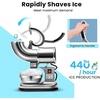 image:imageVIVOHOME Electric Dual Blades Ice Crusher and Compact Countertop Automatic Chewable Nugget Ice Cube Maker Machine