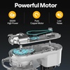 image:imageVIVOHOME Silver 3 in 1 Stand Mixer with 6 Quart Bowl 650W 6 Speed Tilt Head Meat Grinder and Juice Blender and Silver Electric Ice Shaver Crusher 143lbs per Hour with Ice Pick