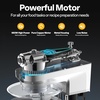 image:imageVIVOHOME Silver 6 in 1 Stand Mixer with 85 Quart Bowl and Meat Grinder Blender Pasta Maker Attachments and Silver Electric Ice Shaver Crusher 143lbs per Hour with Ice Pick